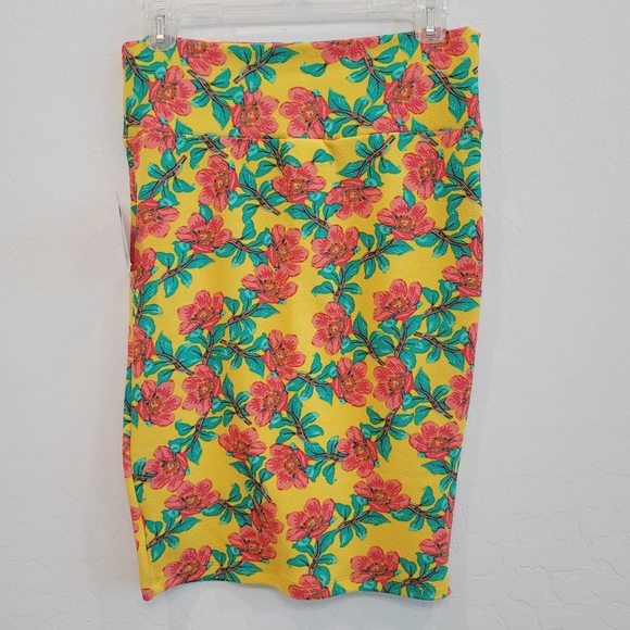 NWT LulaRoe Cassie Floral Pencil Skirt Size Small - Picture 10 of 10